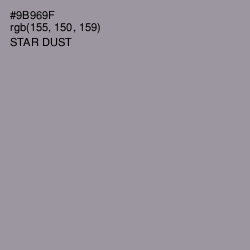 #9B969F - Star Dust Color Image